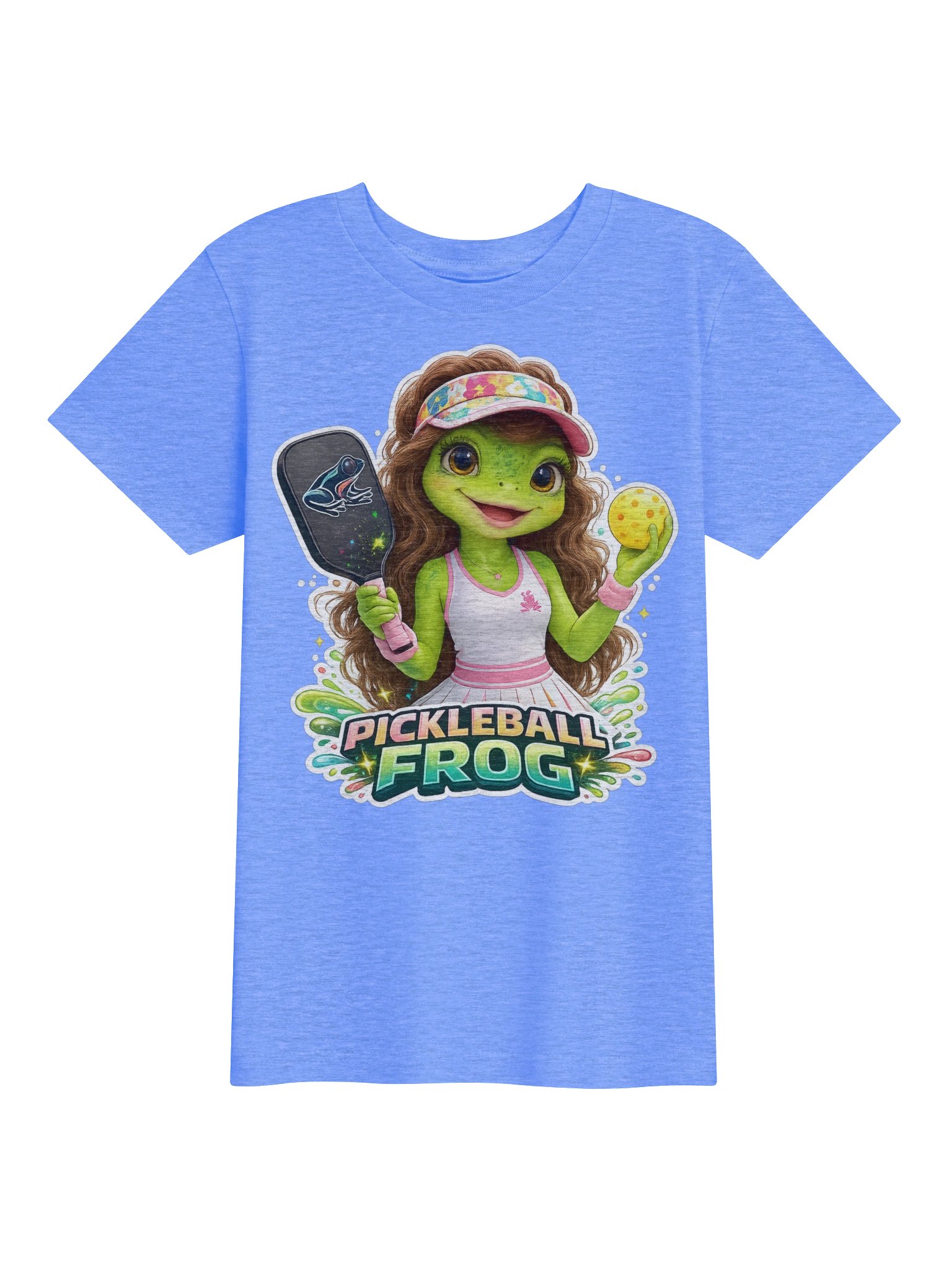 Pickleball Frog Washed Youth Tee product image (7)