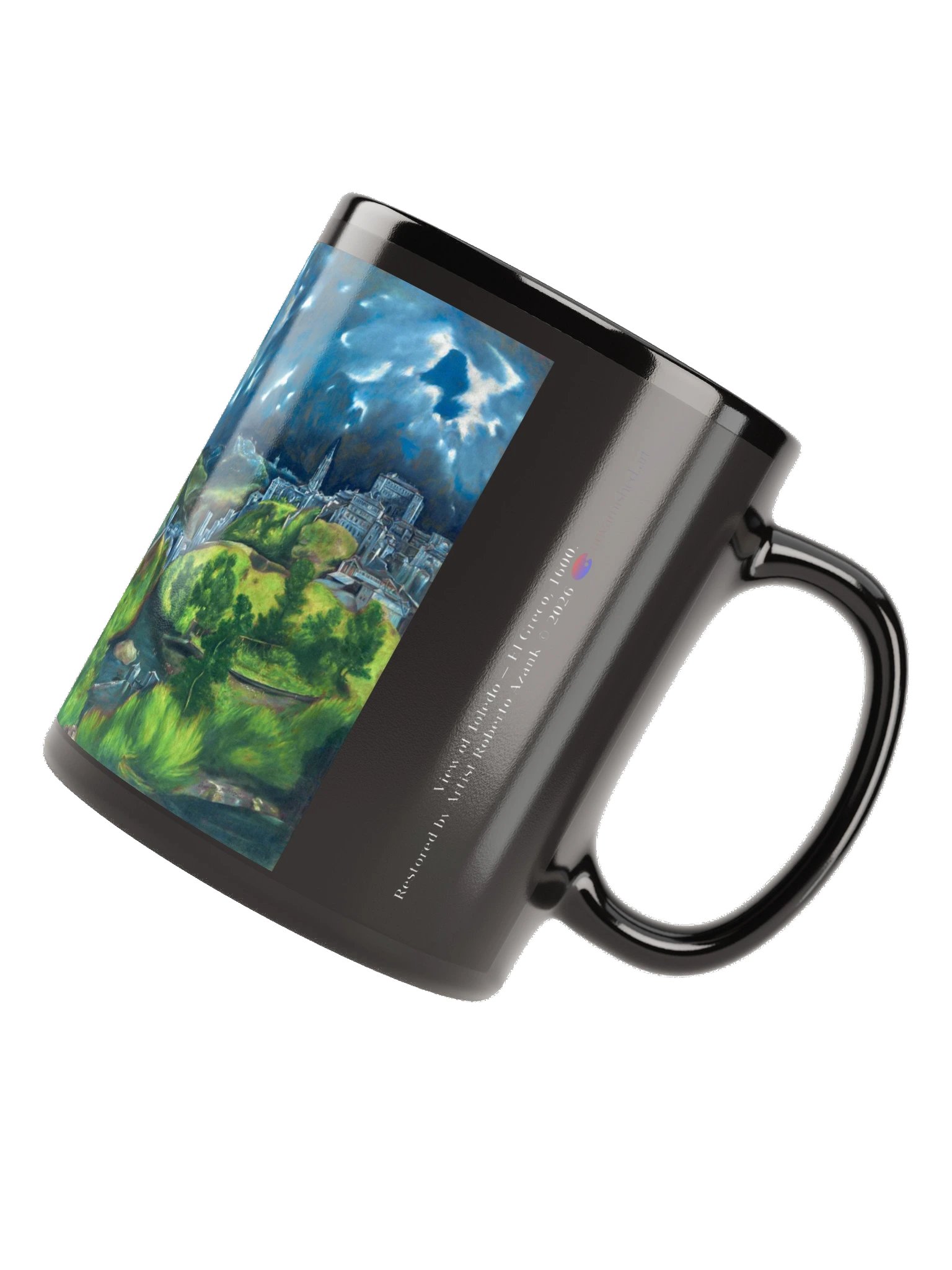 View of Toledo — Black Mug product image (6)