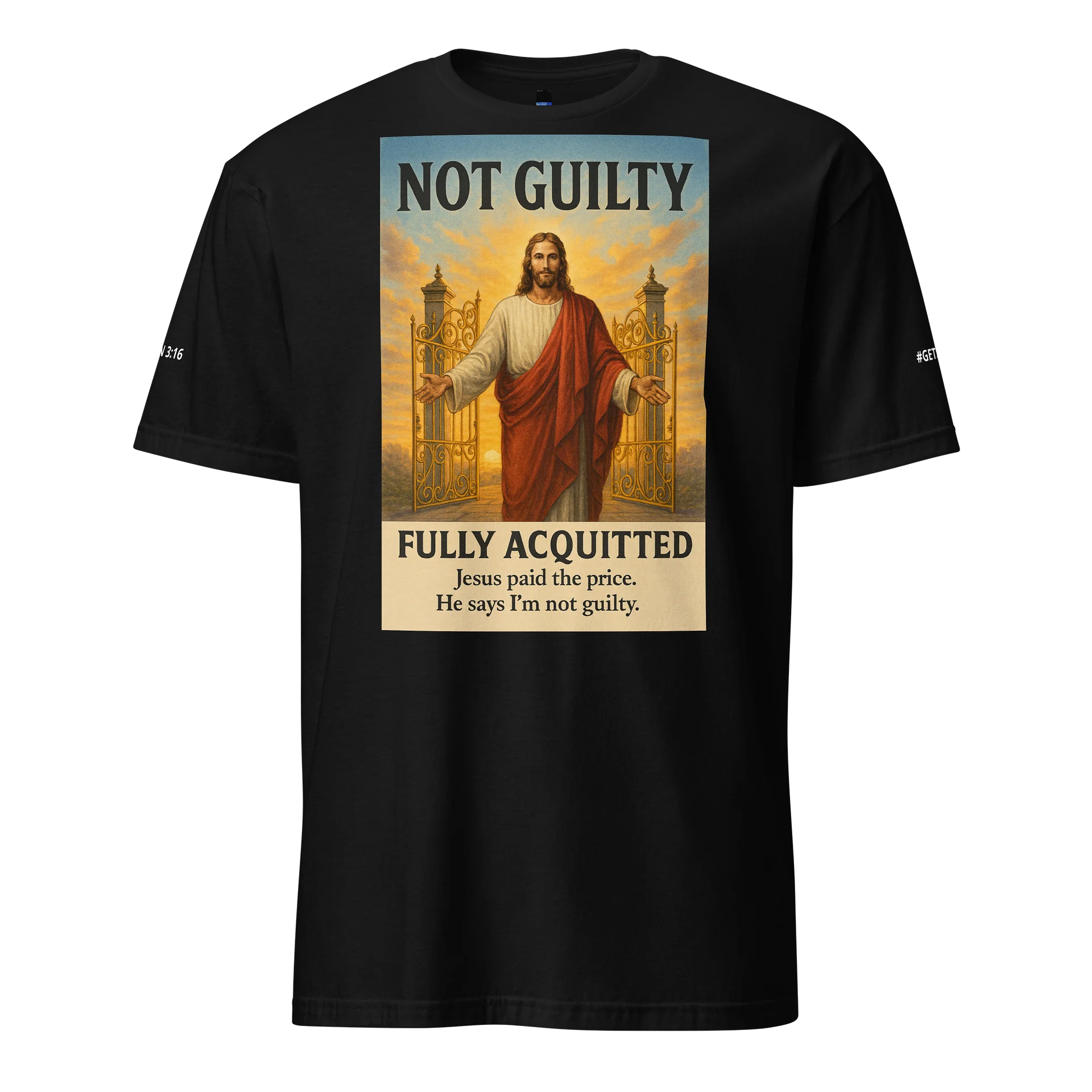 Not Guilty Robed Figure T-Shirt product image (1)