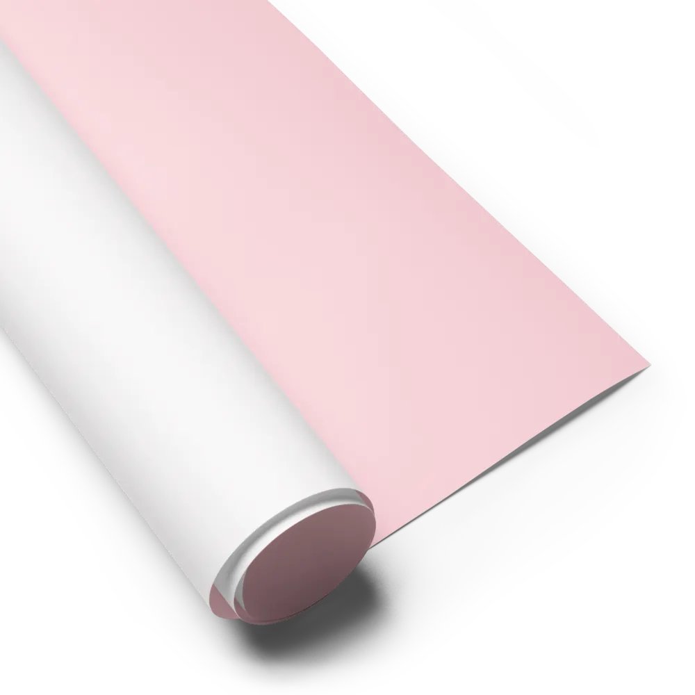 Pale Pink Solid Holiday Christmas Wrapping Paper Sheets (3) product image (6)