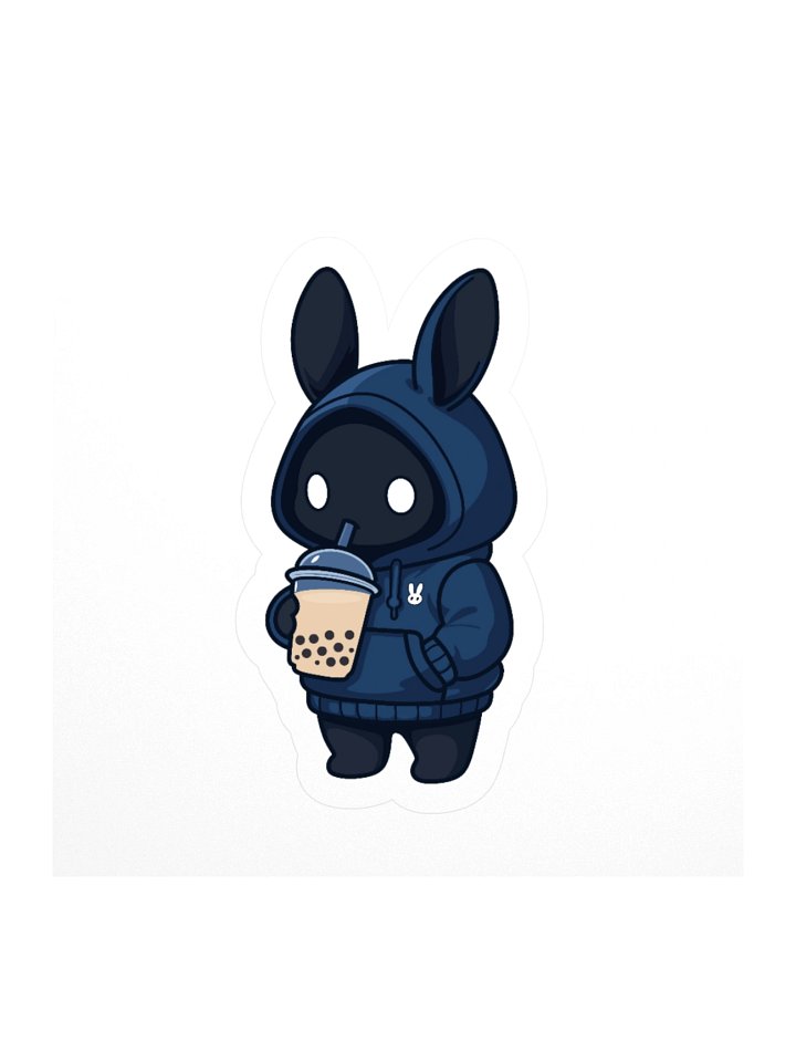 Poochoki Drinking Bubble Tea Sticker product image (1)