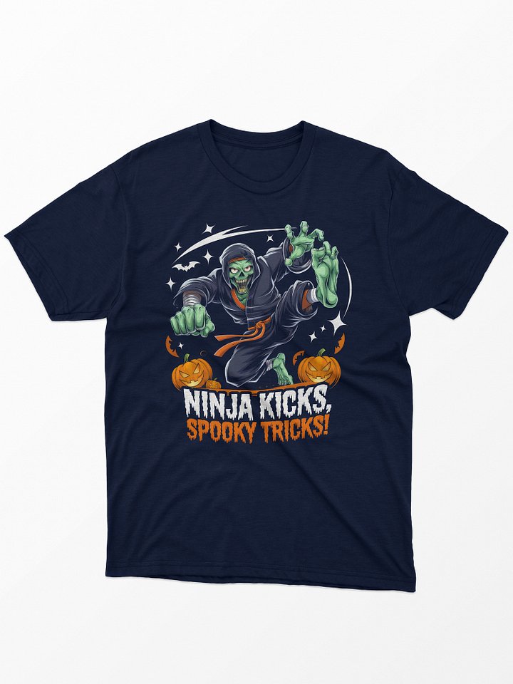 Halloween Ninja Costume Pumpkin Zomby Ninja T-Shirt product image (1)