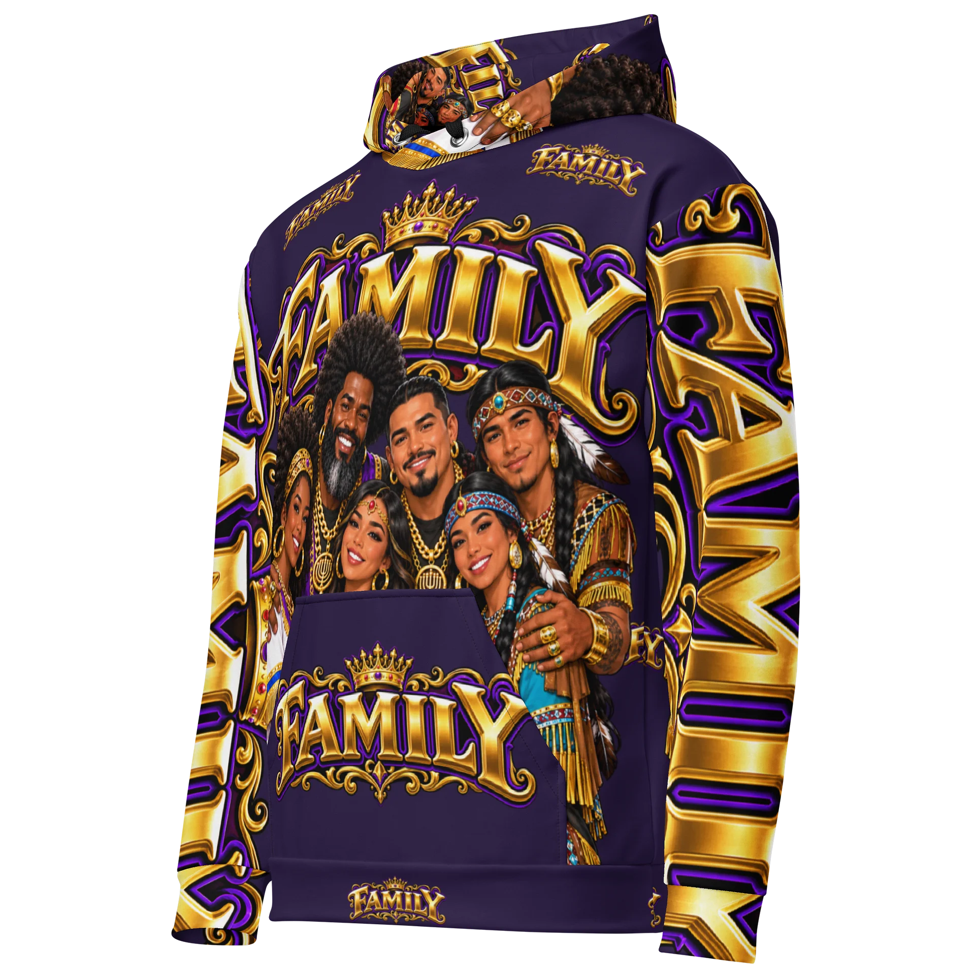 Family Crown Graphic Hoodie product image (2)