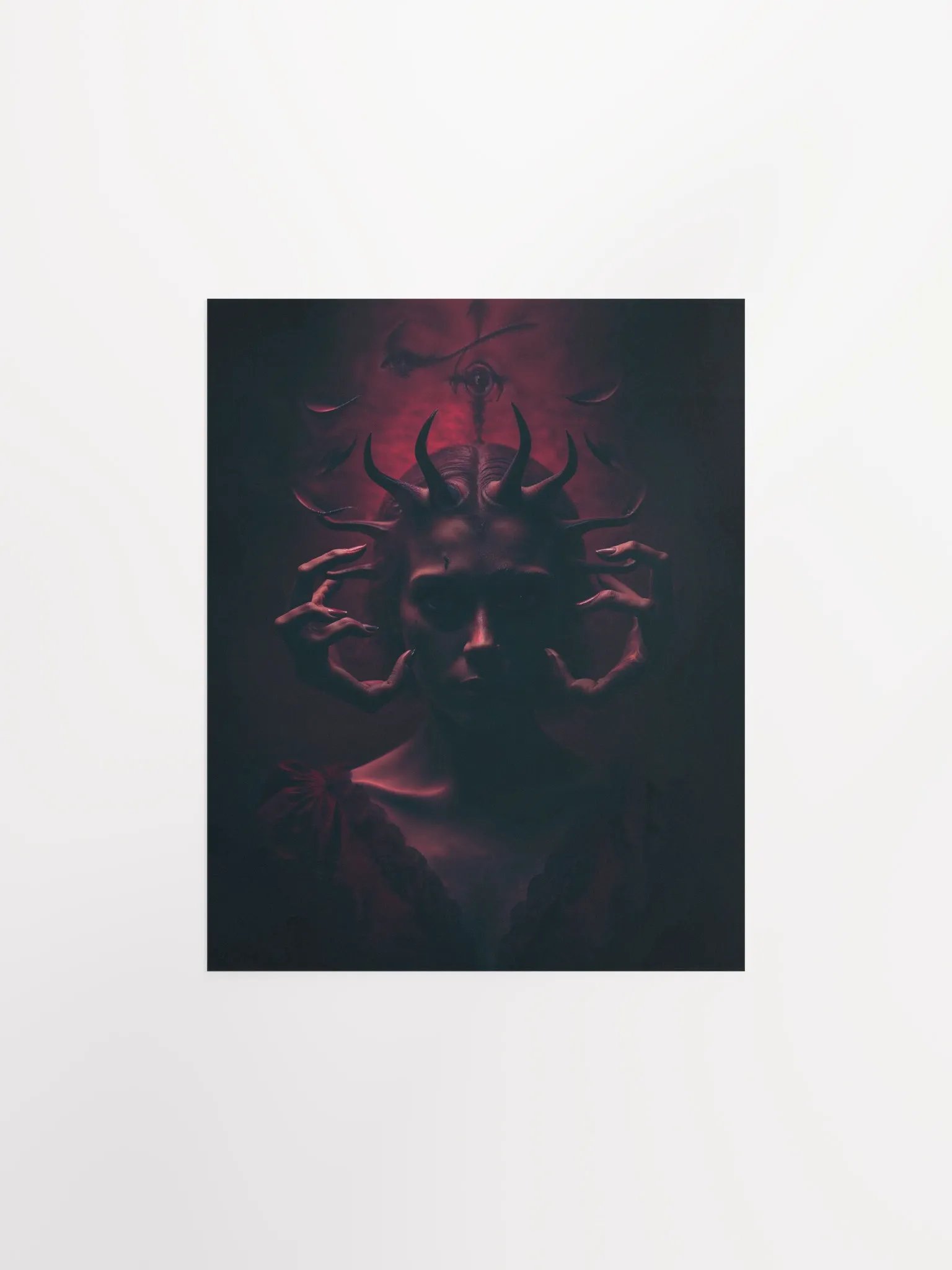 Shadowed Horns Matte Poster product image (2)