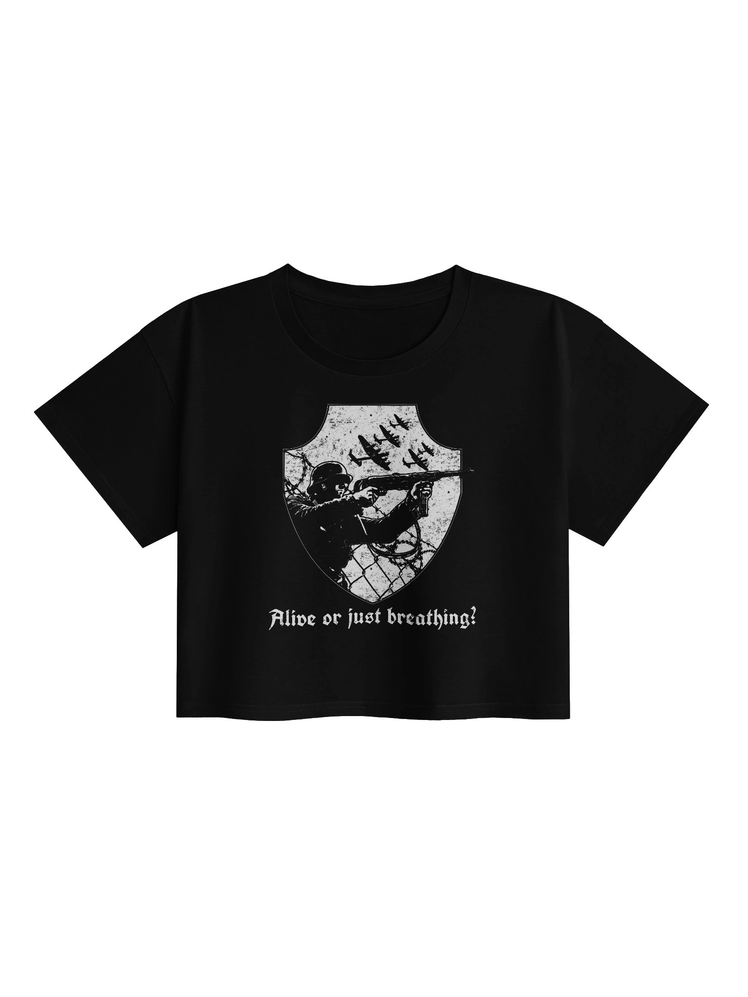 "DEAD OR ALIVE" CROPTOP BACKPRINT product image (1)