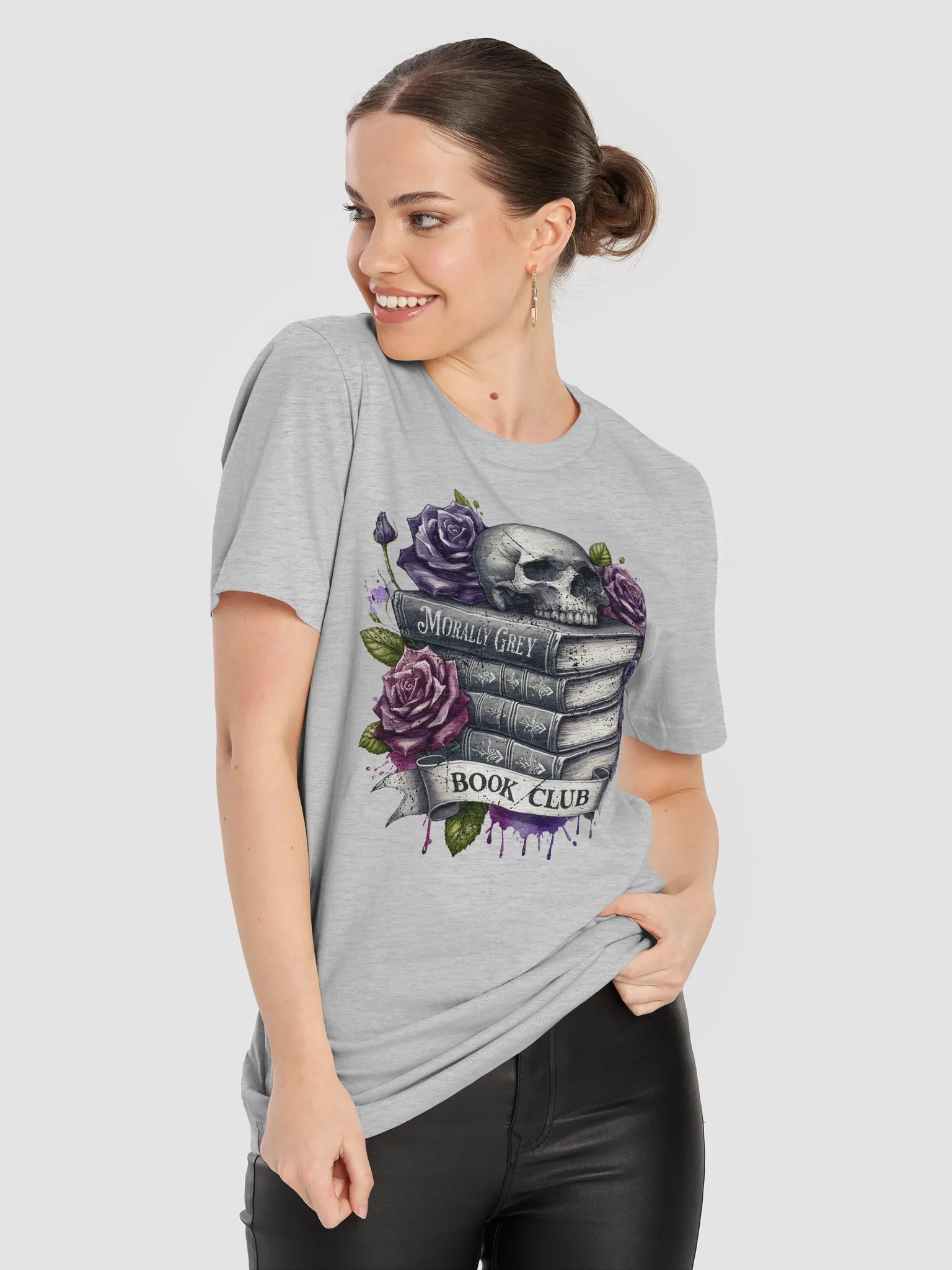 Morally Grey Book Club Halloween T-Shirt (Homemade) product image (4)