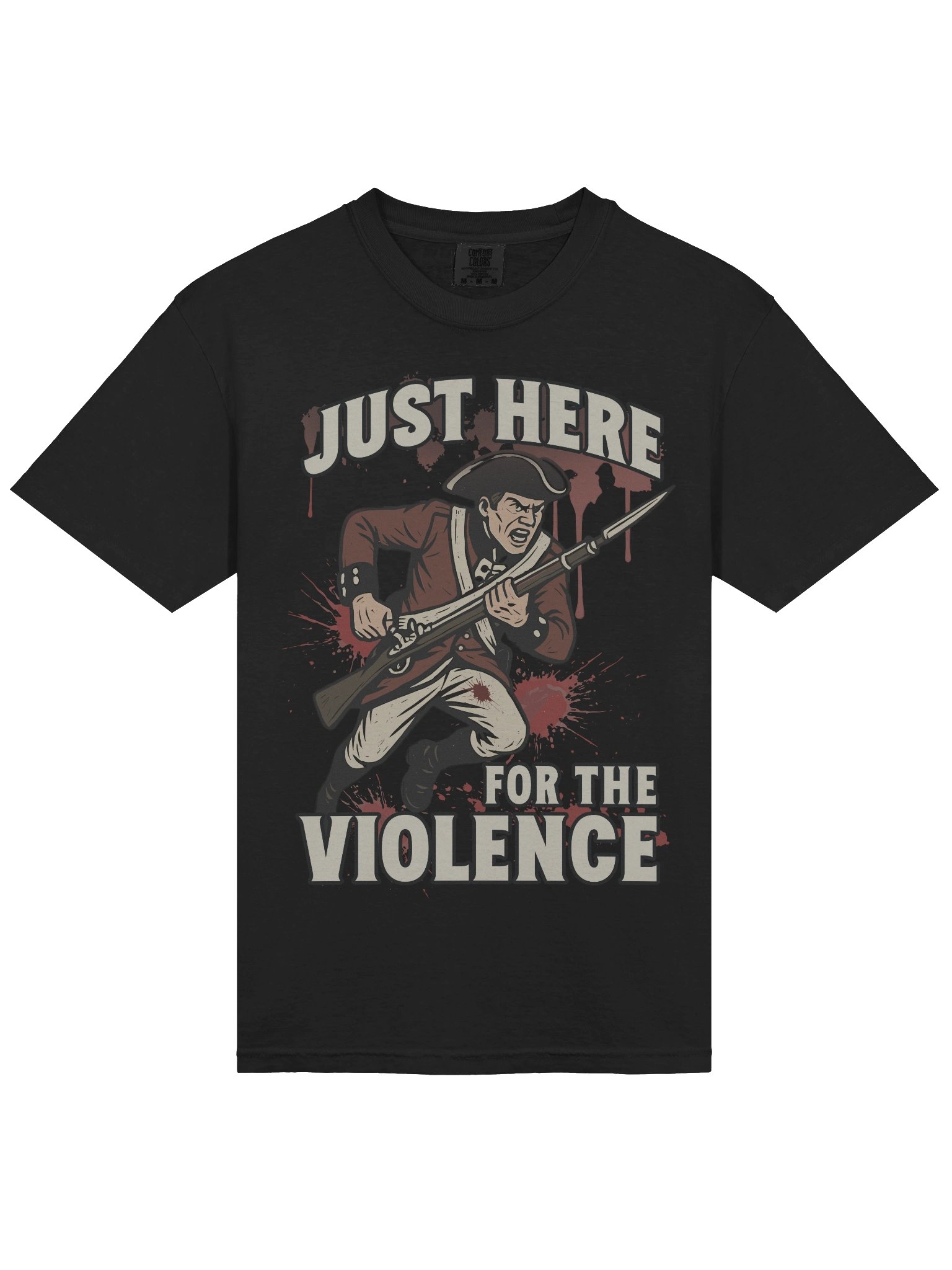 Just Here for the Violence – Redcoat Bayonet Charge T-Shirt product image (23)