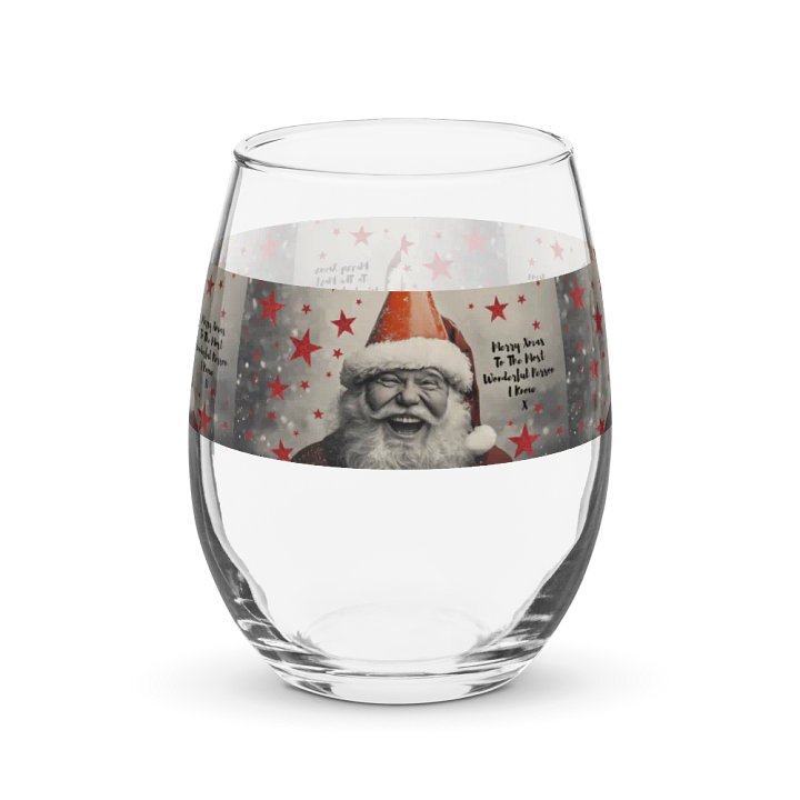Wine Glass Glasgow Santa product image (1)
