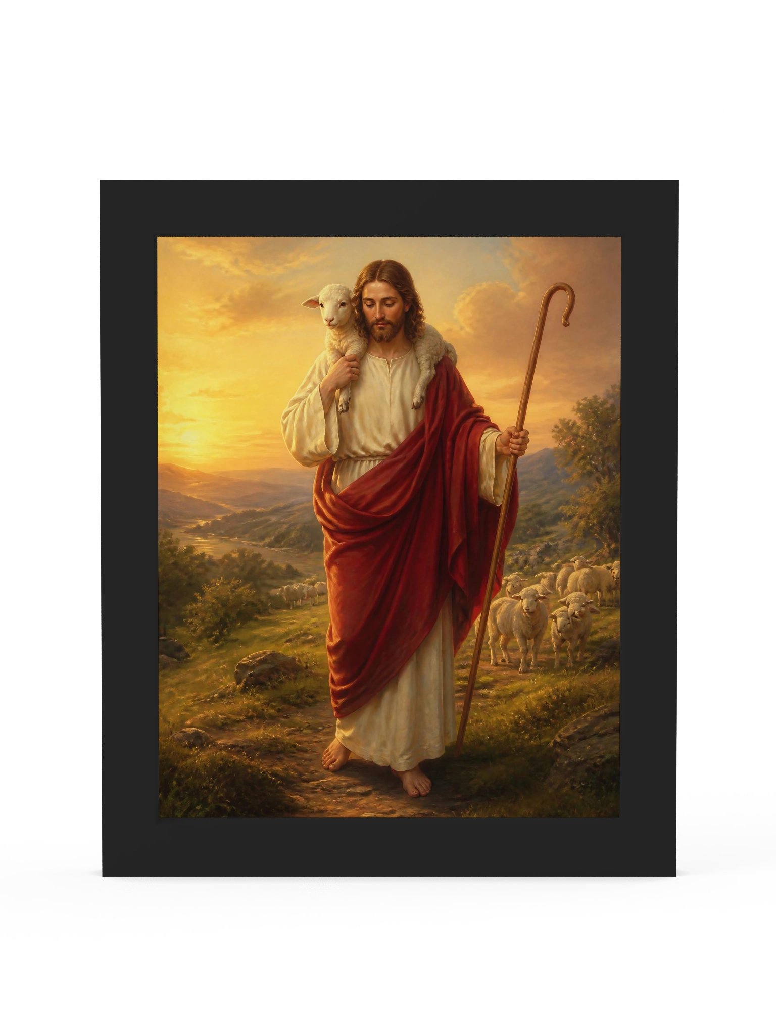 Jesus the Good Shepherd Framed Poster product image (2)