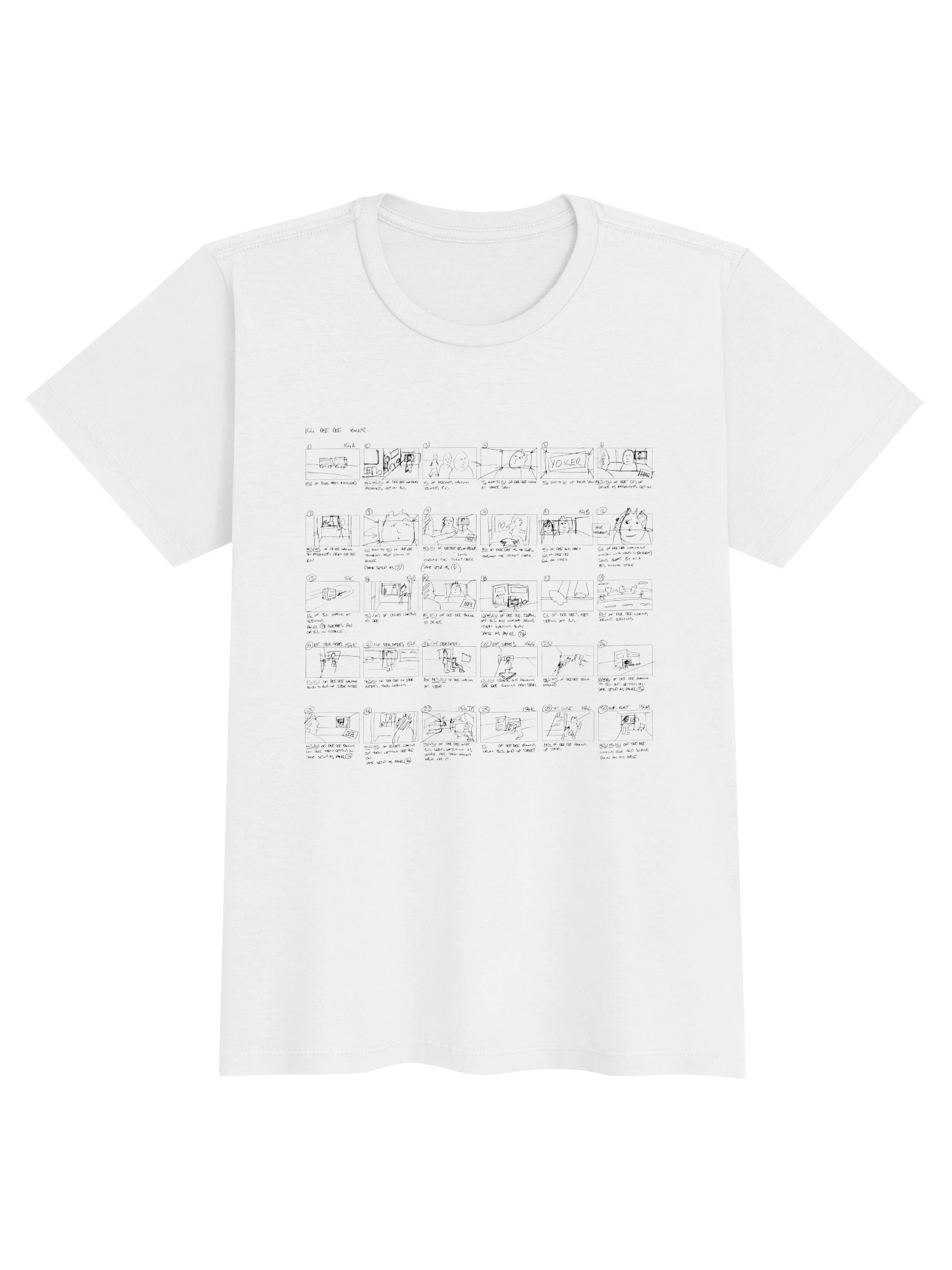 Dee Dee Yoker Storyboard (Black Lines) Women's T-Shirt product image (2)