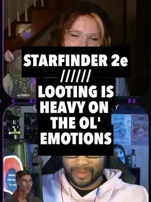 Looting is emotionally taxing tbh Featuring: @benbyyyy as TJ The Mechanic @camillachangeling as Kivari the Operative Grayson as Rono the Witchwarper & Fig as Skrank the Technomancer Catch our pirate-riddled Starfinder 2e series The Vast on your favourite pod app, streaming live every 2nd Friday OR at nofame.ca #starfinder #starfinder2e #paizo #dndtiktok #ttrpgtok
