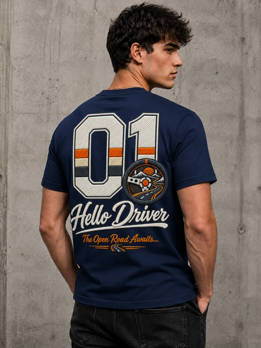 Hello Driver – Vintage Open Road Car T-Shirt product image (108)