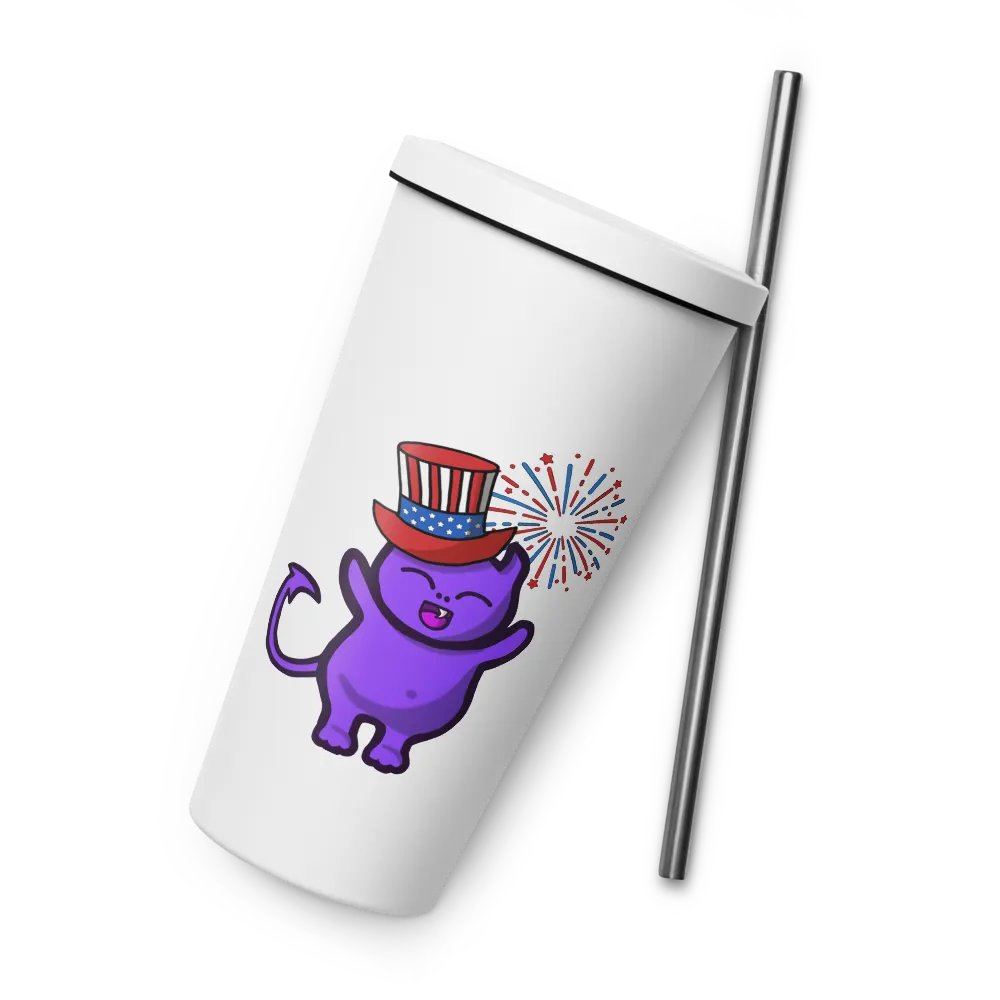 July 4th Insulated Cup With Lid product image (128)