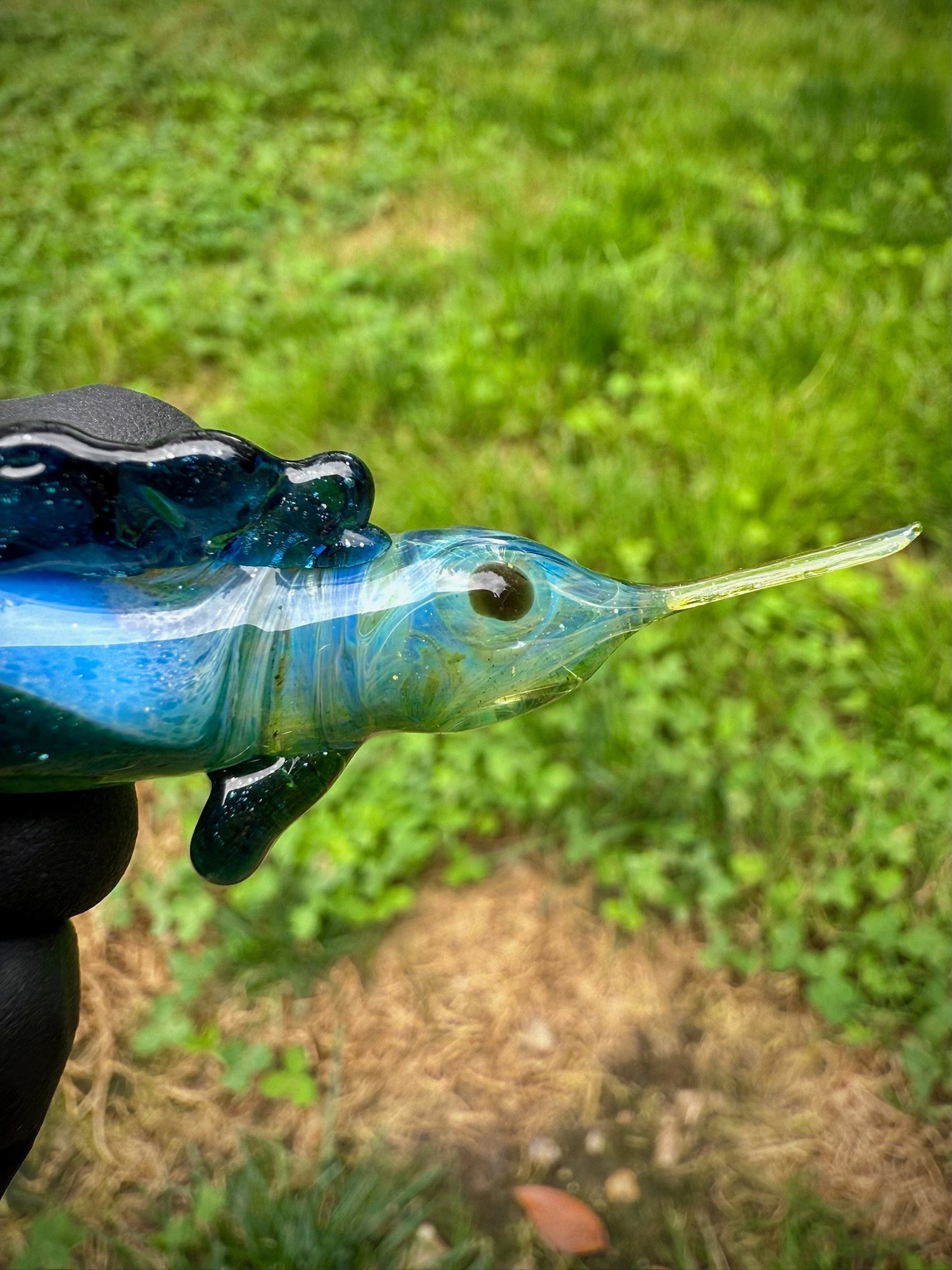 Long Nose Unicorn Fish Glass Sculpture product image (3)