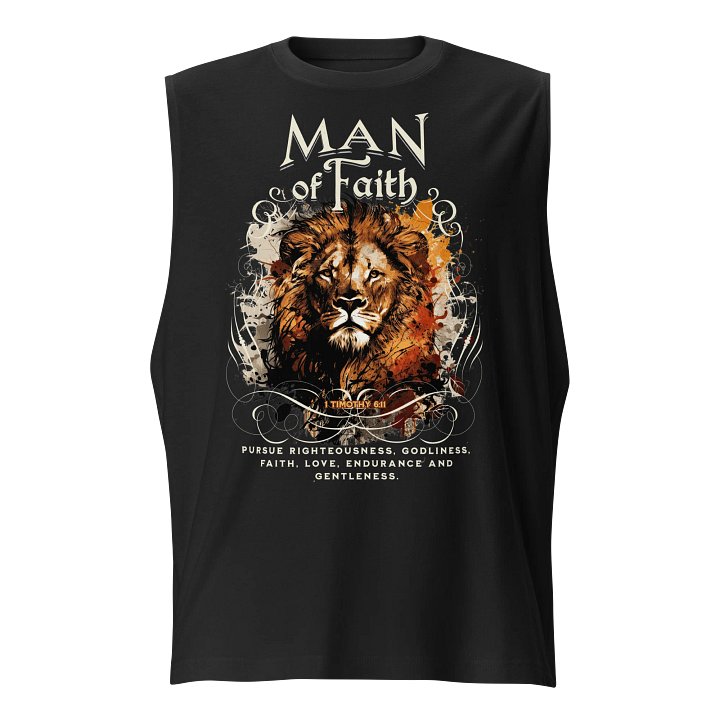 Lion of Faith Muscle Tank product image (1)