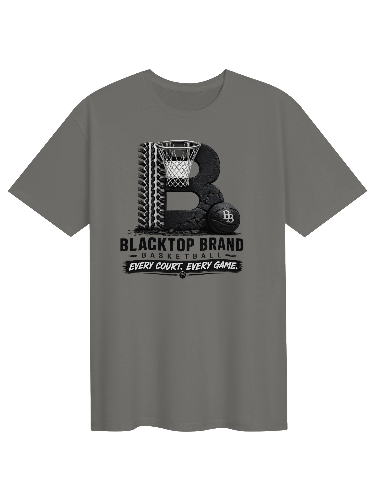 Blacktop Brand Basketball B Logo Tee product image (1)