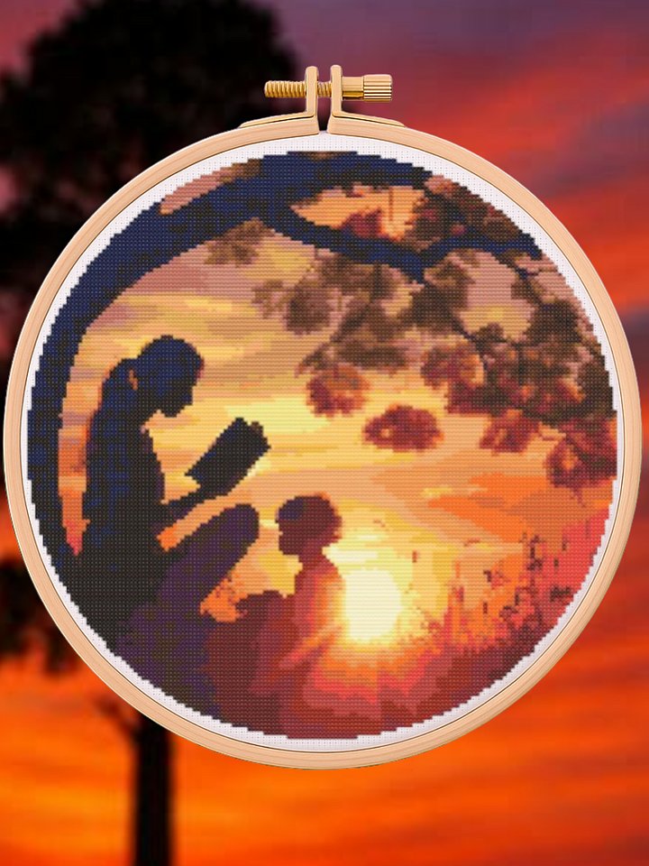 Sunset Stories Cross Stitch Pattern product image (1)