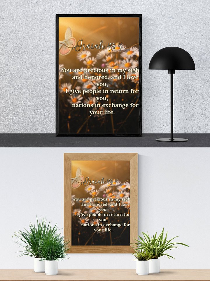 Bible Verse Printable – High-Resolution Christian Wall Art | Inspirational Scripture Decor product image (2)