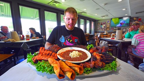 The biggest BBQ challenge in Louisiana has bested the majority of those brave enough to take it on.  The Legend is loaded alm...