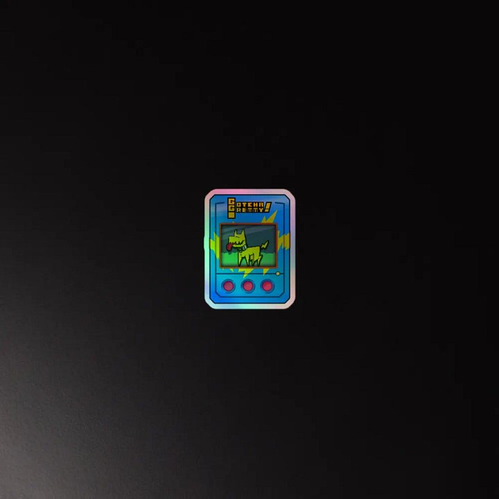 Gotcha Gremmy! [RARE Blue/Yellow] - Sticker product image (2)