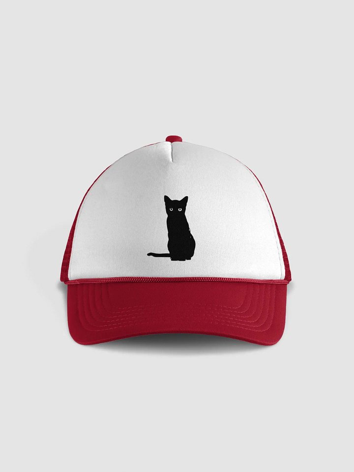 Little Black Cat Trucker Hat product image (1)
