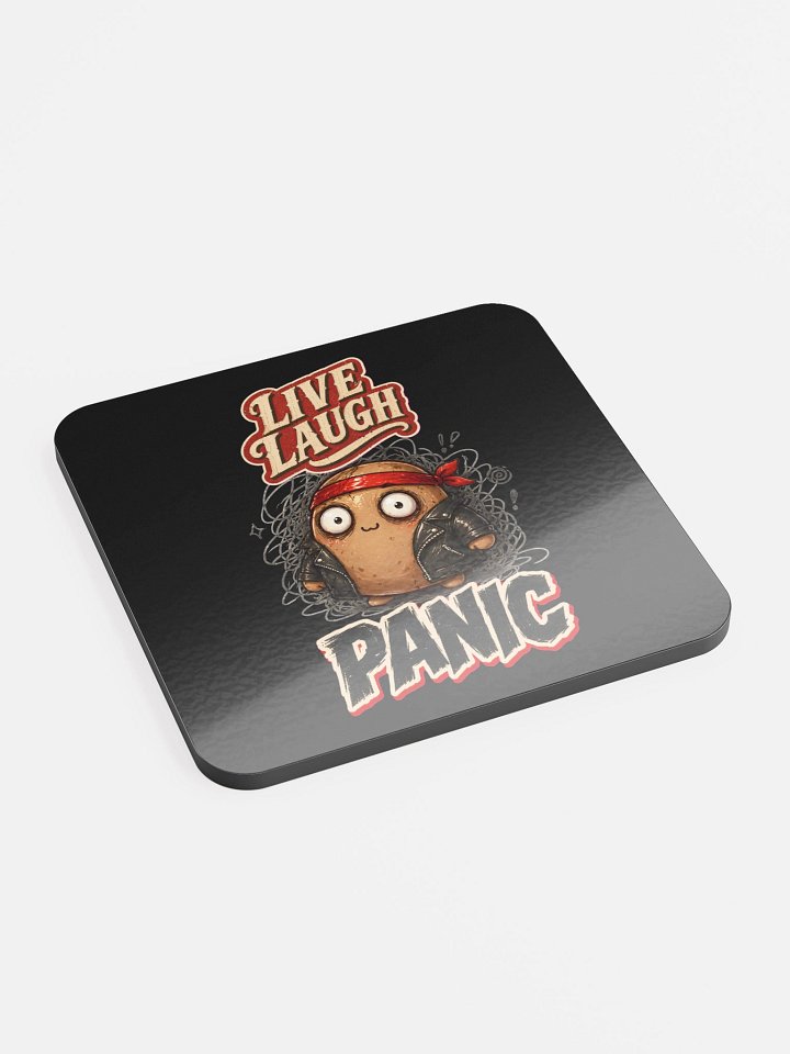 Tato - Live Laugh PANIC Coaster product image (2)