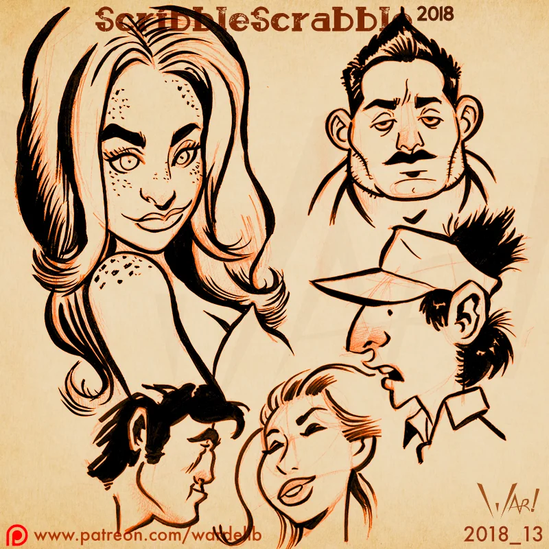 Scribble Scrabble Volume 2 - Collection of Sketches product image (4)