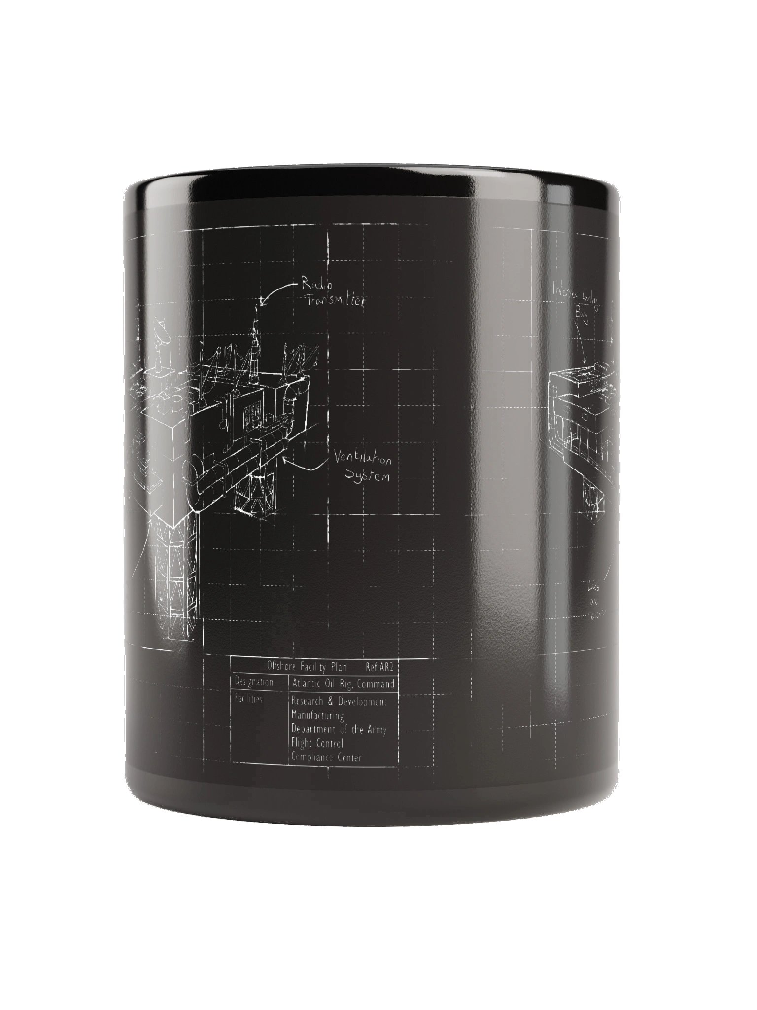 America Rising Blueprint Mug - The Oil Rig product image (2)