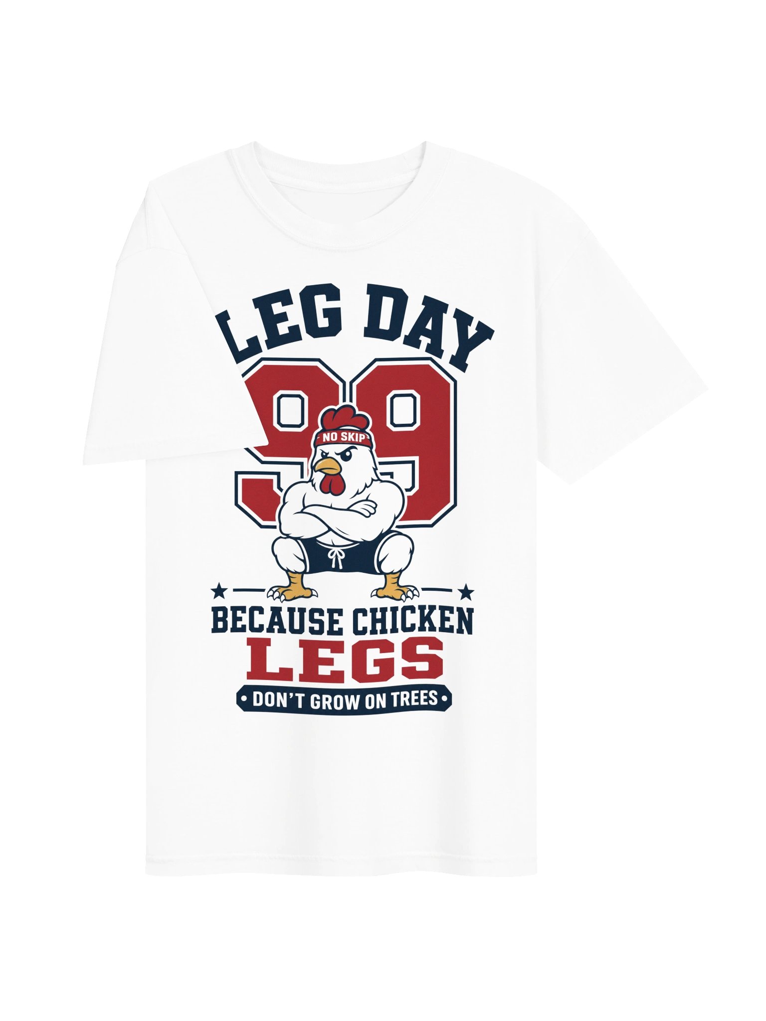 Leg Day No Skip Chicken Tee product image (16)
