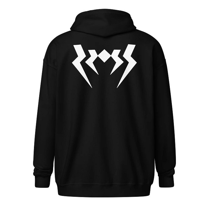 Printed Zip-Up Hoodie (Back Logo) product image (1)