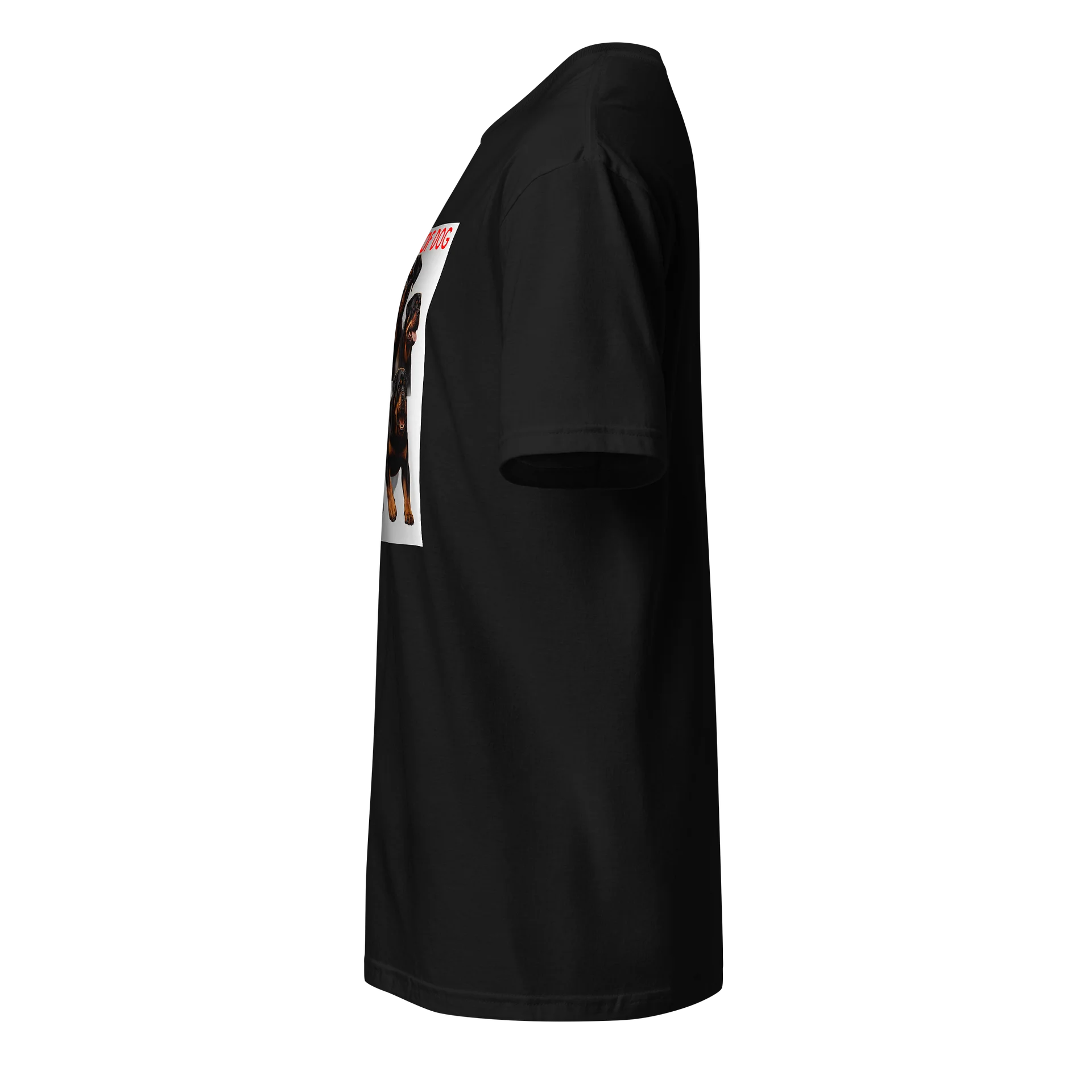 BEWARE OF DOG ROTTWEILER WARNING GRAPHIC TEE product image (3)