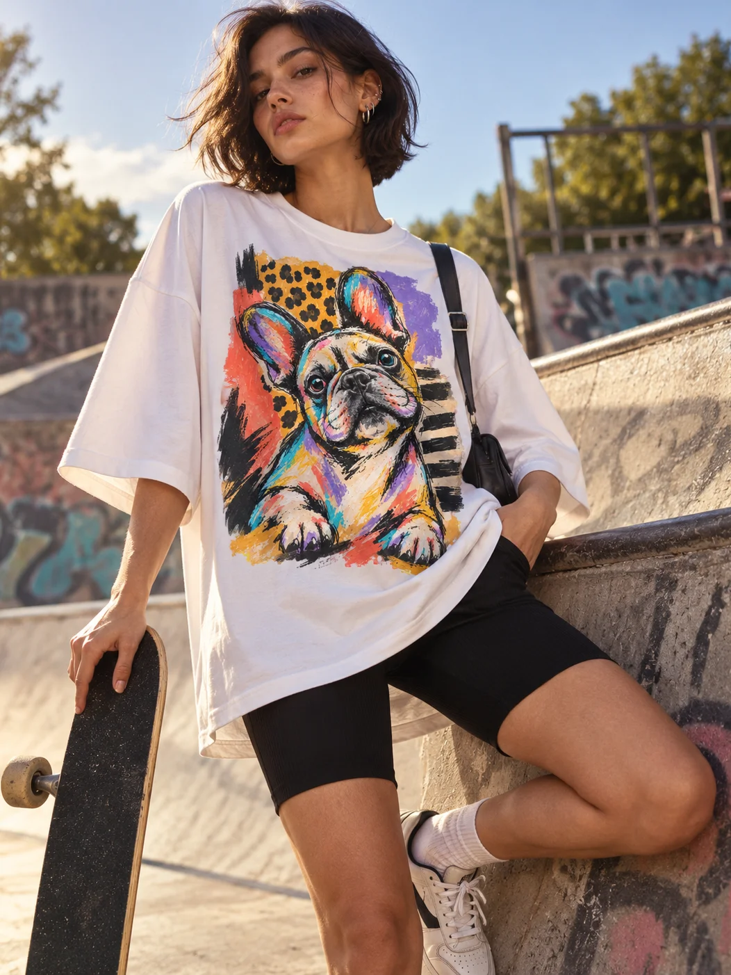French Bulldog Portrait T-Shirt product image (1)
