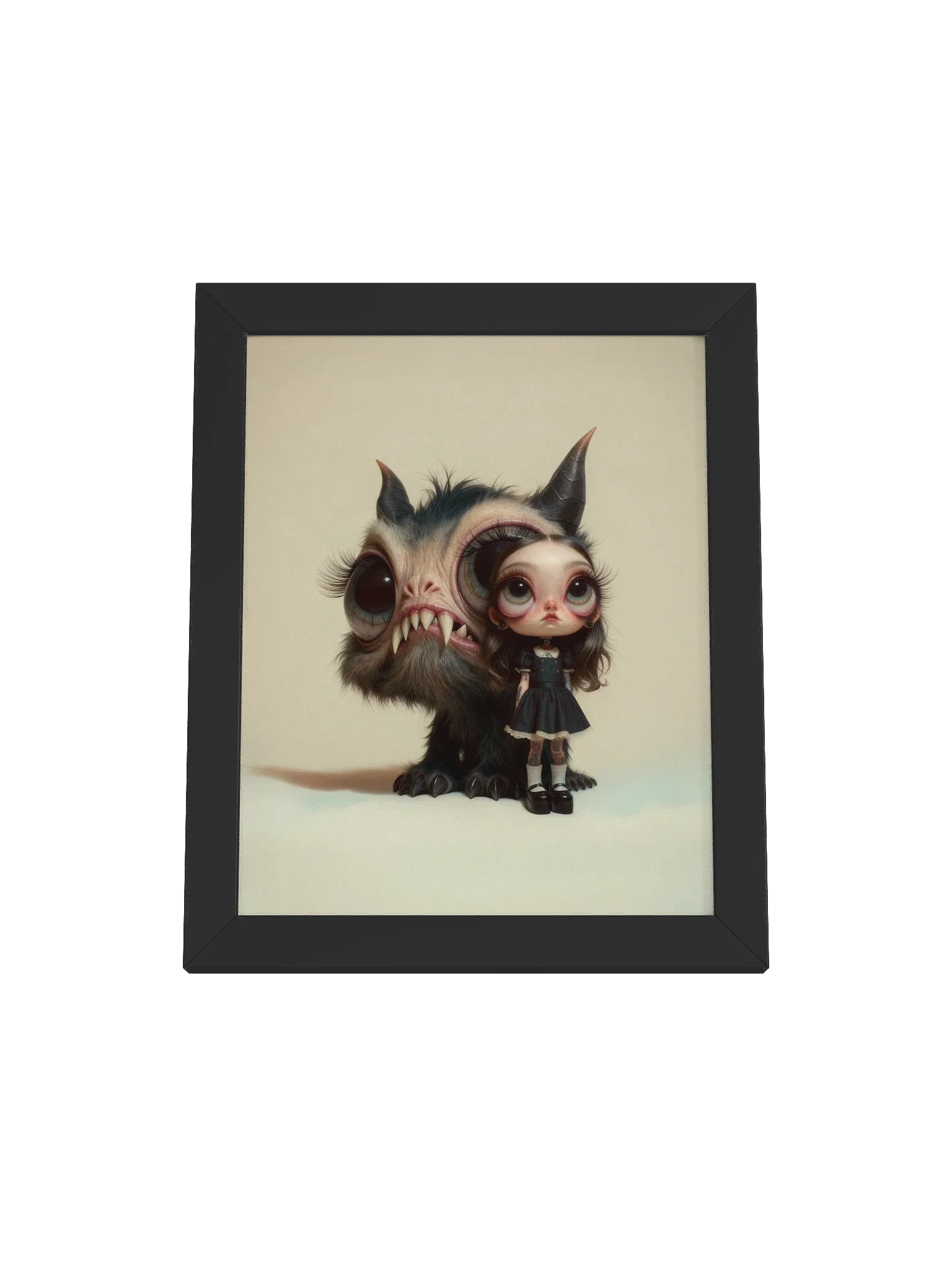 Not Through Me Framed Print product image (1)