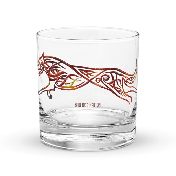 Fire Malinois - Whiskey Rocks Glass product image (1)