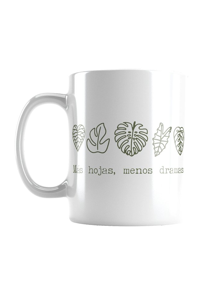 Taza Más Hojas Menos Dramas | Taza para Amantes de las Plantas | Regalo Original para Plant Lovers product image (1)