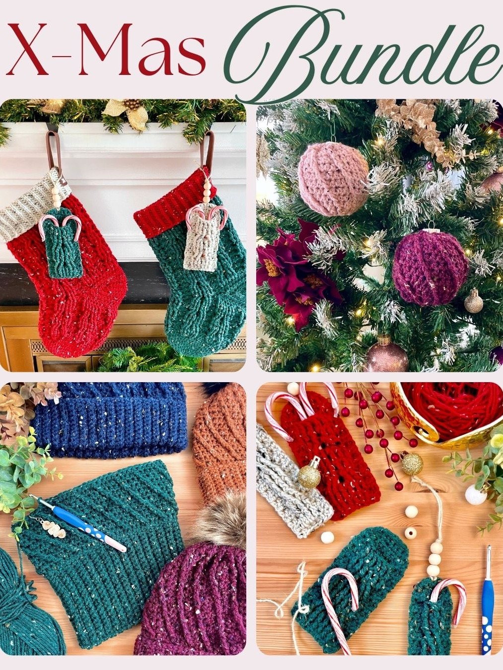 SPECIAL OFFER - 4 Christmas Gifting Crochet Pattern Bundle - over 90% off! product image (1)