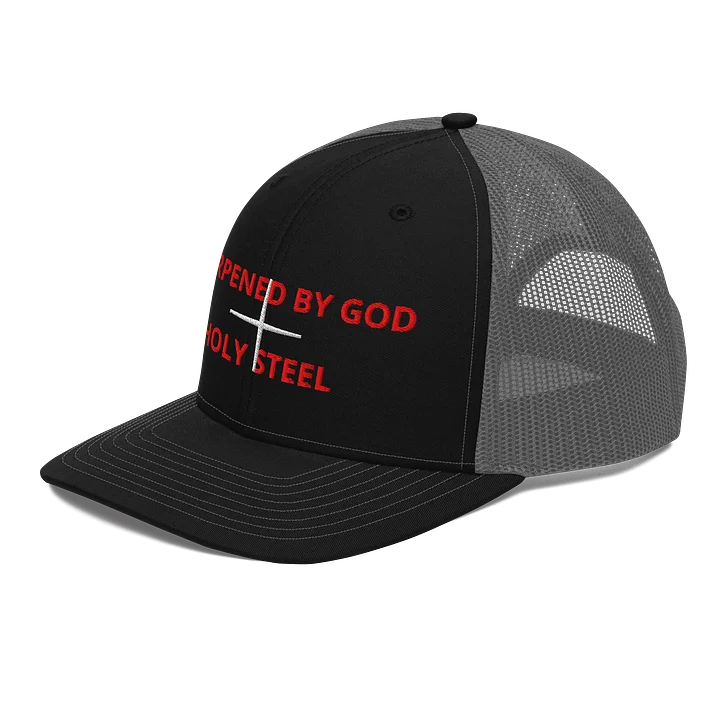 Divine Steel Cross Trucker Hat product image (2)