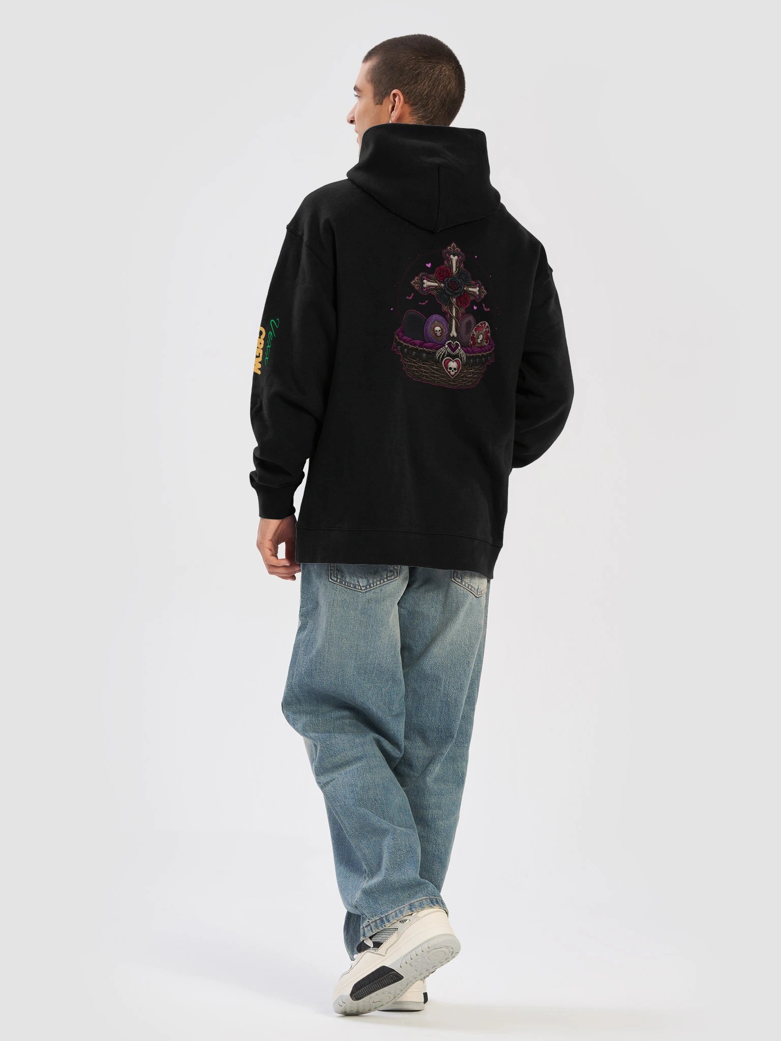 Gothic Cross Oversized Hoodie product image (51)