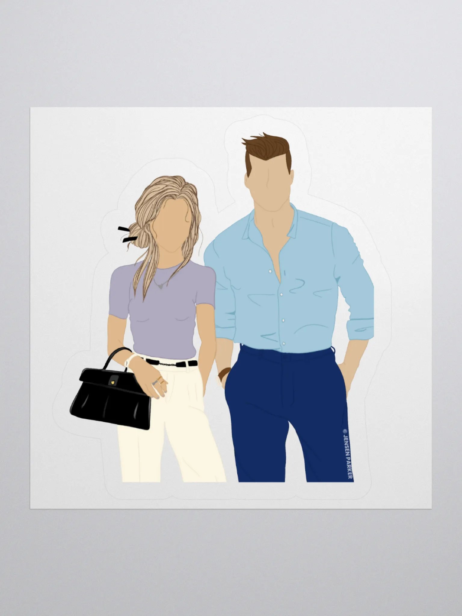 Finn + Michaela Sticker product image (1)