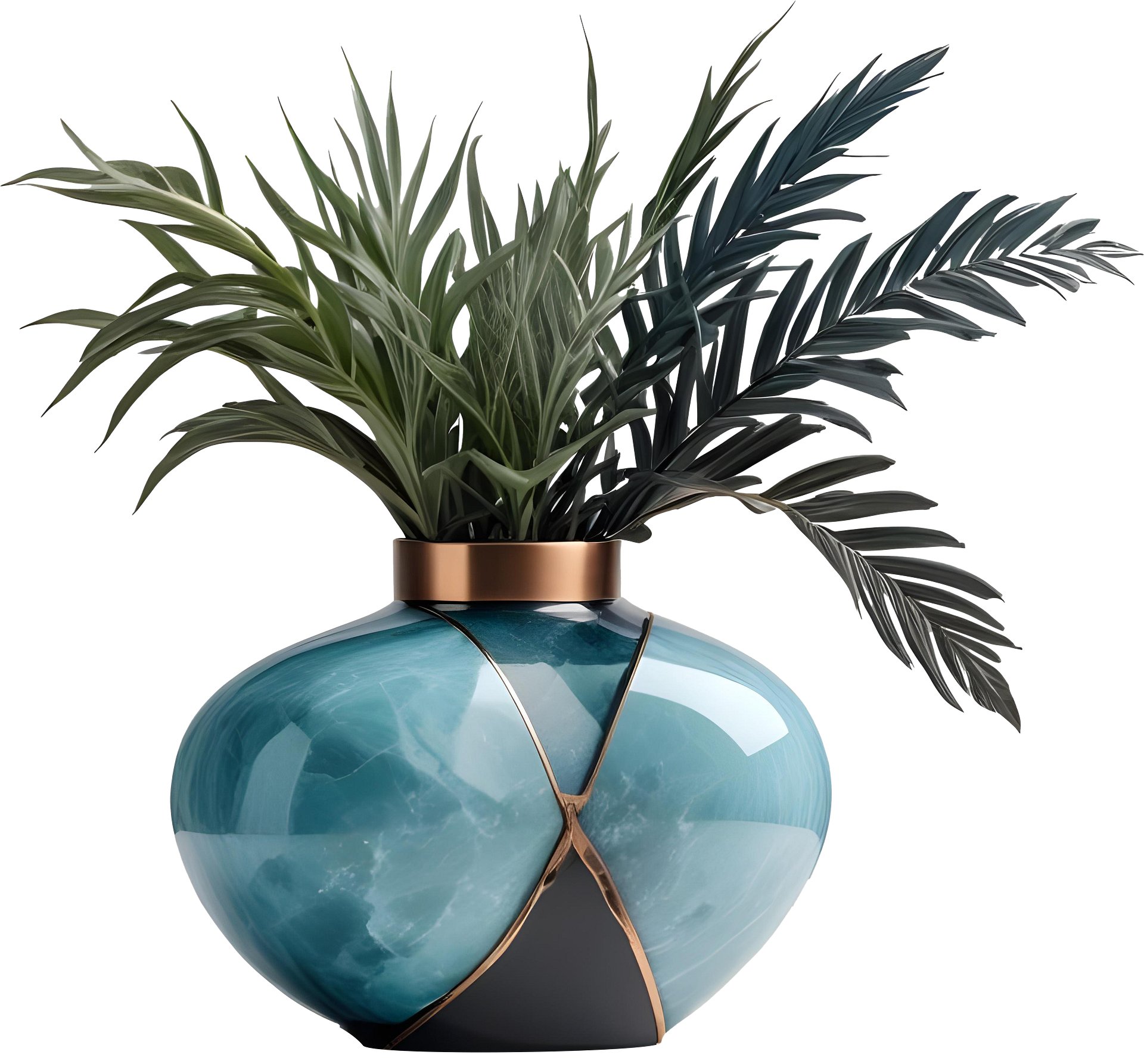 Coastal Luxe spa decor – vase png product image (1)