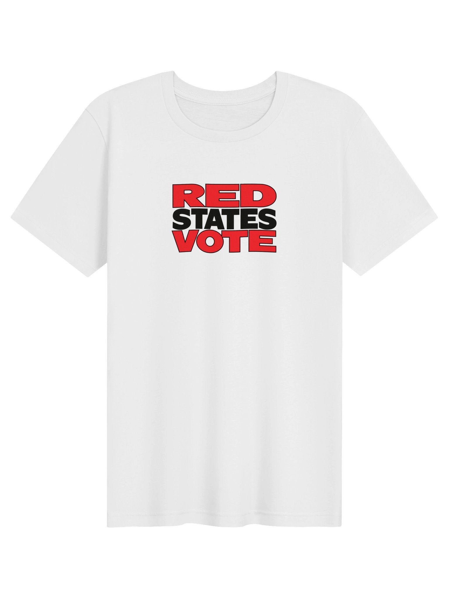 Red States Vote Tee - White product image (1)