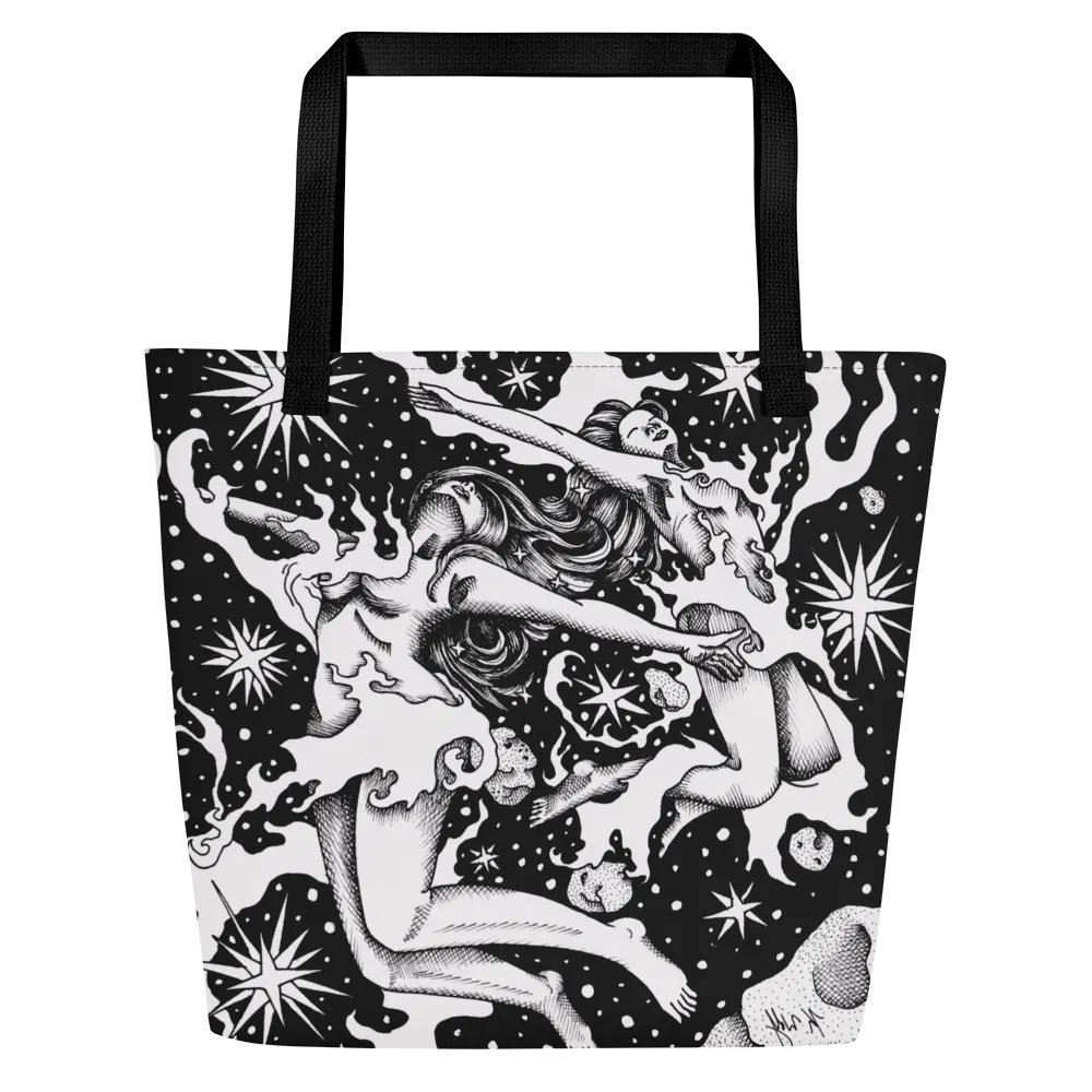 Gemini Zodiac All Over Print Tote Bag product image (3)
