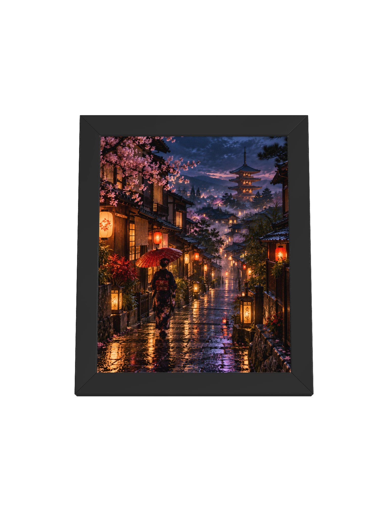 Kyoto After Rain — Framed product image (1)