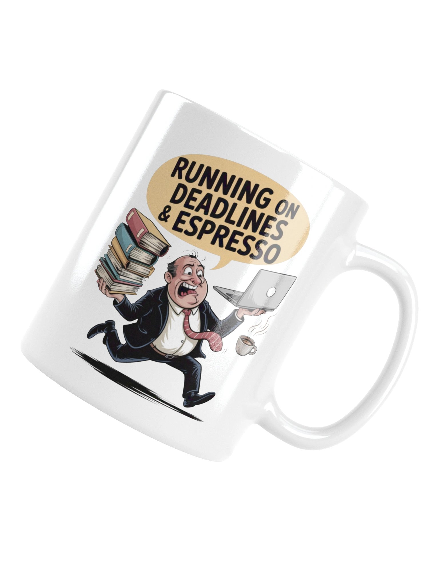 Running on Deadlines and Espresso Mug – Funny Boss Gift product image (17)