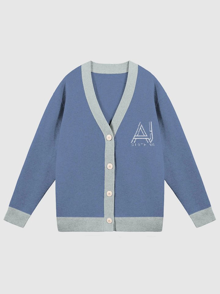 AJ Ladies Cardigan Blue product image (1)