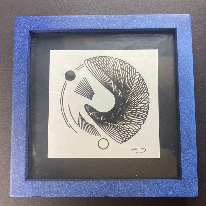 Original Spirographic Artwork in Hand Painted Frames product image (2)