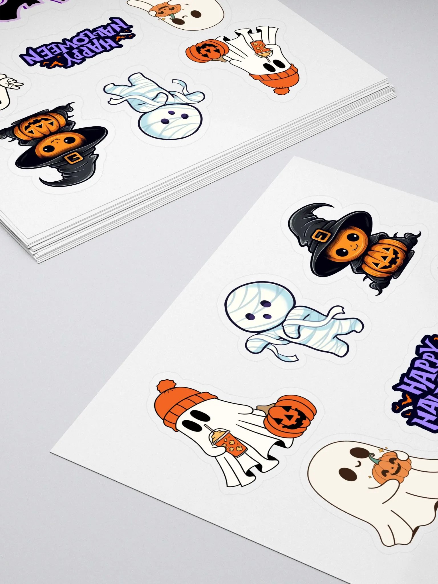 Spooktacular Halloween Kiss Cut Stickers Set product image (4)
