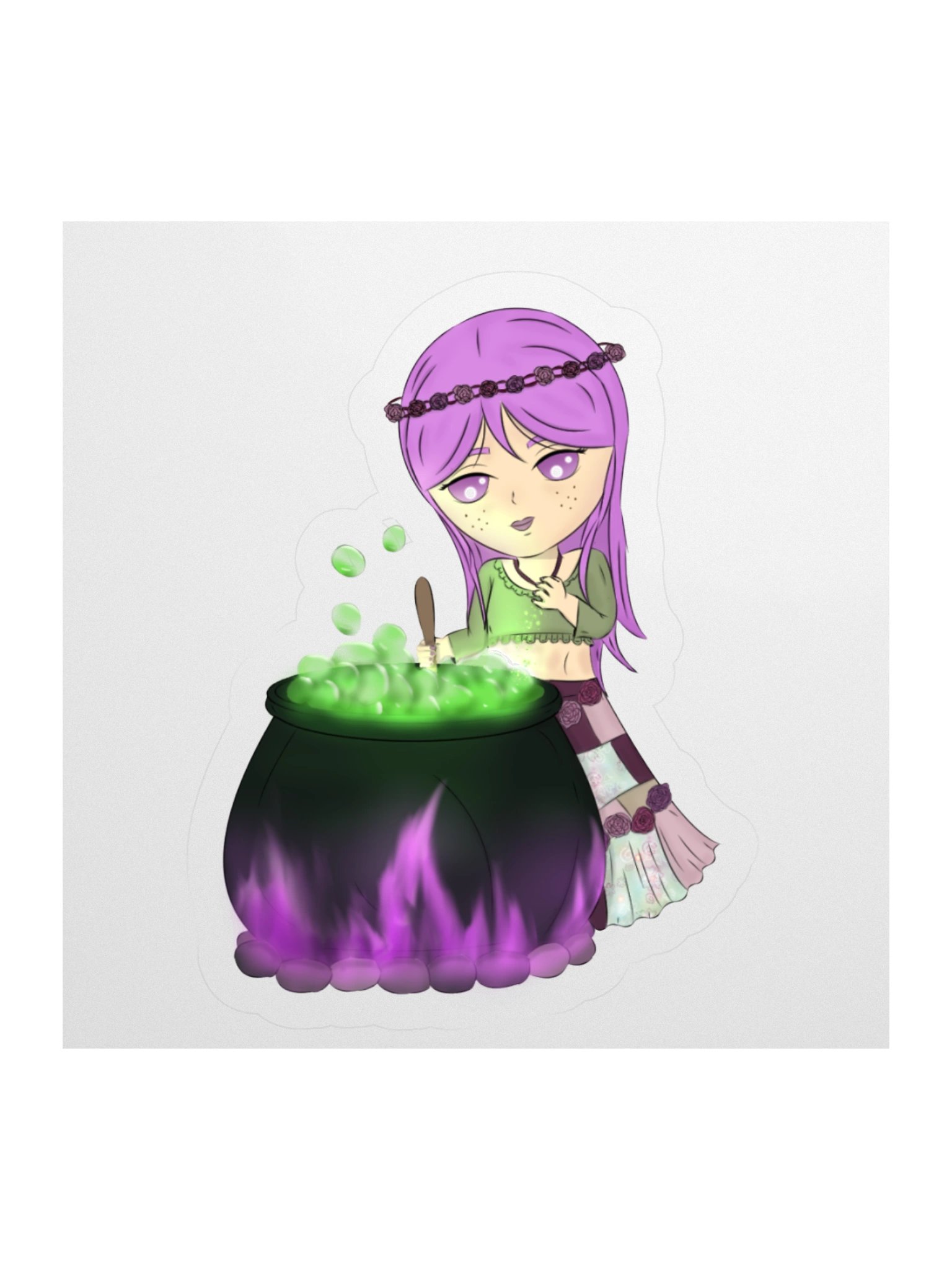 Kitchen Witch Riku | Sticker Set product image (2)