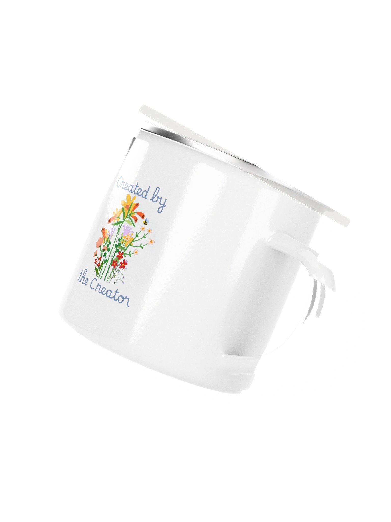 Created by the Creator Enameled Mug product image (4)