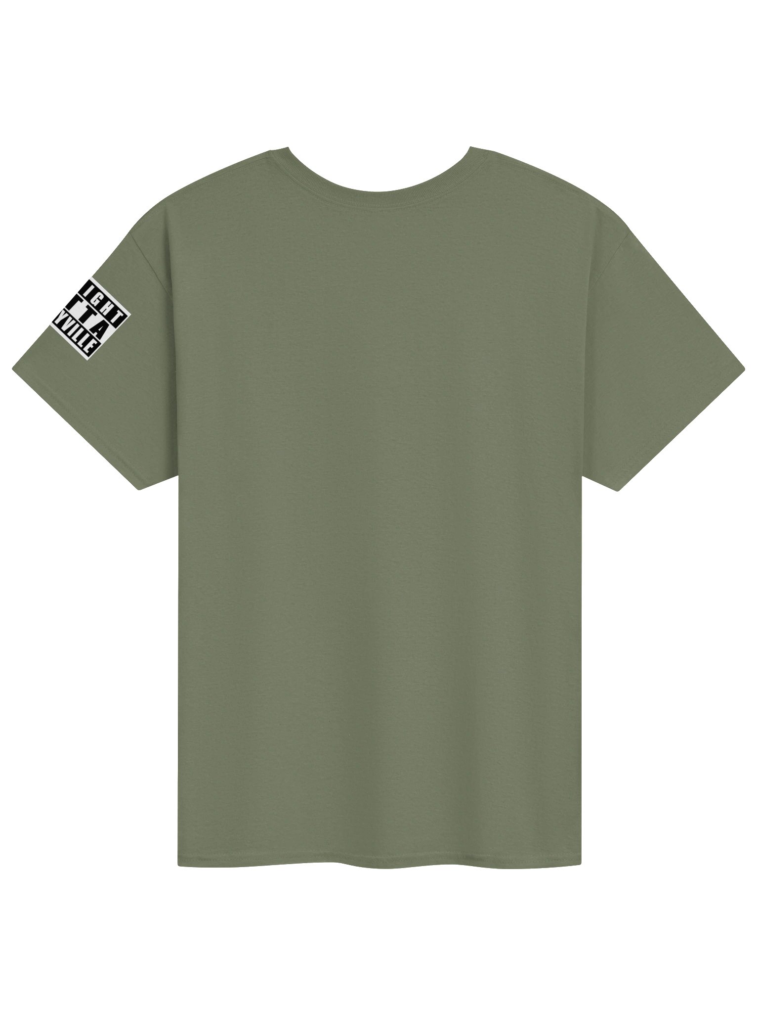 The Dubley Boys Tee V1 Military Green or Black w/ Sleeve print product image (5)